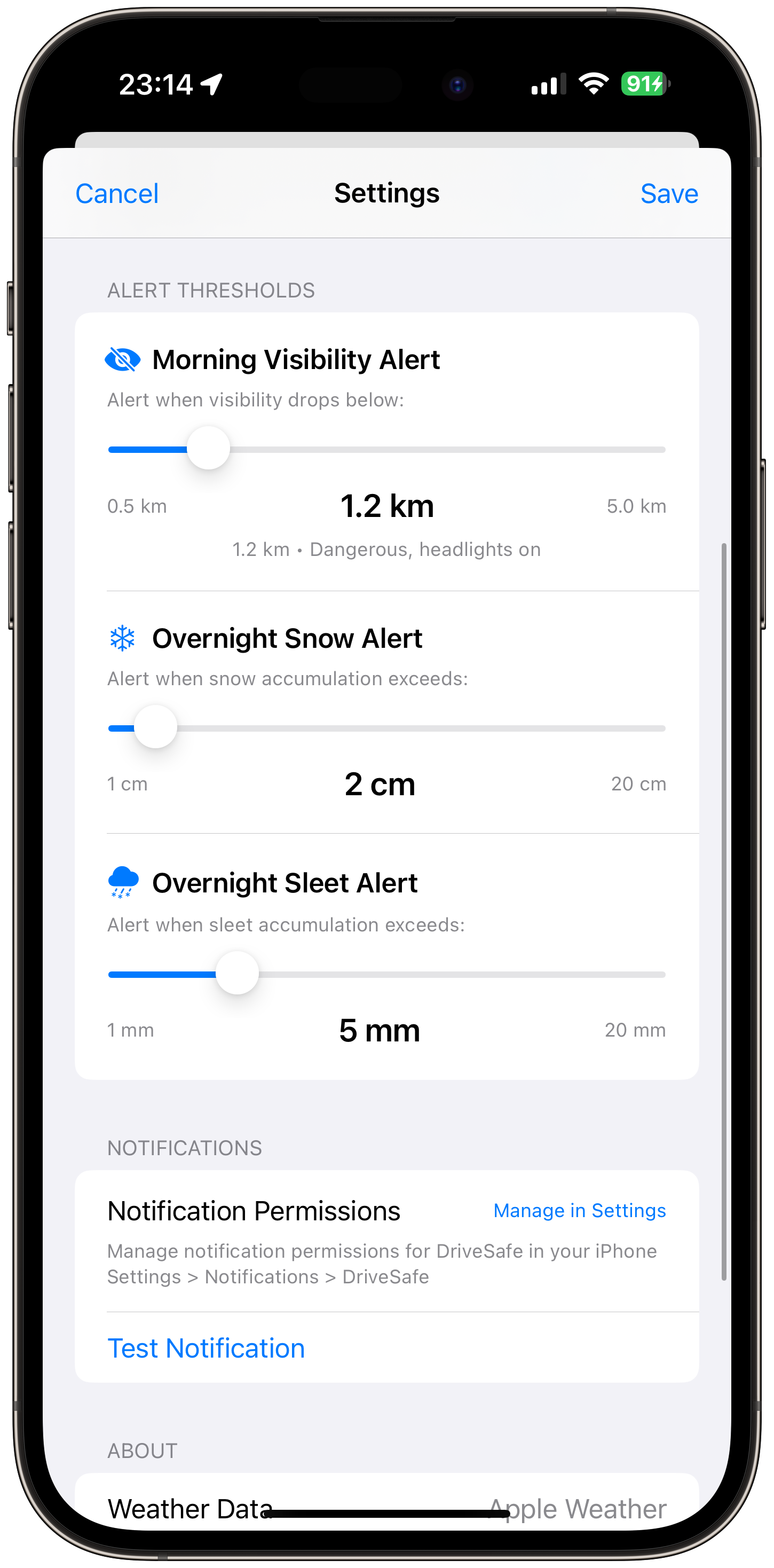 drivesafe screenshot 5